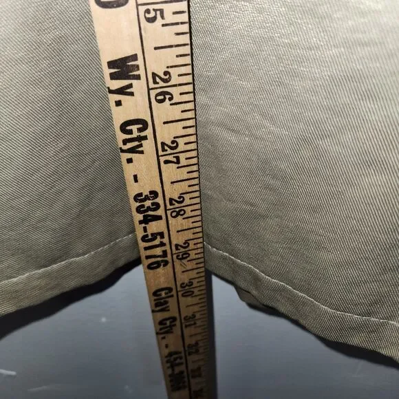 Anthropologie RYU Pearl Taupe Tan Baby Doll Swing Coat LARGE - Picture 8 of 10